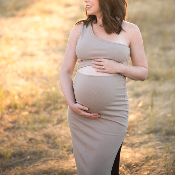 ✨ Host Pick ✨ Lulus Tight Beige Corduroy Beige Dress Skirt Top L - Picture 4 of 6